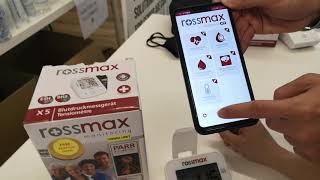 Rossmax blood pressure monitoring Bluetooth X5 [upl. by Wayland]