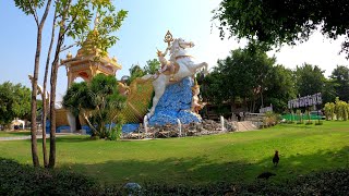 Wat Thewa Sangkharam Kanchanaburi Thailand 4K [upl. by Colas]