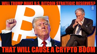 GAME OVER WILL TRUMP MAKE US BITCOIN STRATEGIC RESERVES IF SO CRYPTO BOOM COMING [upl. by Arlynne]