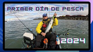 Primer día de pesca 🎣 KAYAK 2024 [upl. by Llehsam]