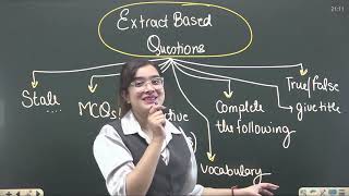 ❓How to score full in Extract based questions  English Literature 🏆 CBSE Boards ✅ [upl. by Mairb]