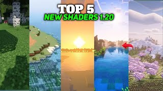 Top 5 New Asesthetic 🌿 Shaders 120Top 5 Best Shaders Render Dragon [upl. by Olivie]