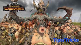 OGRE KINGDOMS TipsTricks Total War Warhammer 3 [upl. by Eydie]