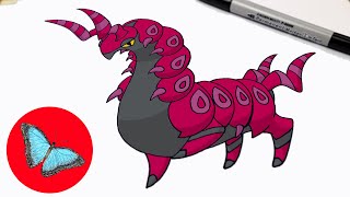 How To Draw Pokemon  Scolipede Easy Step by Step [upl. by Oderfla198]