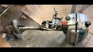 19481951 Evinrude 4425 Sportsman 15hp Gearcase amp Impeller Rebuild Video Part 2 [upl. by Uri]