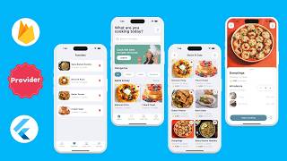 Complete Flutter App Using Flutter Firebase and Provider  Recipe App [upl. by Mokas]