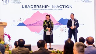 LeadershipinAction Welcome by Loh Boon Chye amp Mildred Tan 28 Oct 2024 [upl. by Aitekram]