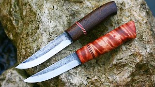 MAKING A SCANDINAVIAN KNIFE Trollsky Knifemaking [upl. by Docile]