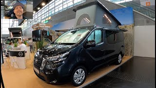 Nissan Primastar Combi seaside by Dethleffs Camper Van all new model walkaround and interior K579 [upl. by Nodab]