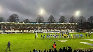 Västra Ståplats Halmstad  Tifo Halmstads BK  Djurgårdens IF [upl. by Anahcra414]