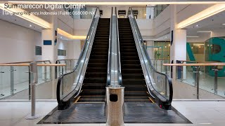 Fujitec GS8000NX Escalators at Summarecon Digital Center Tangerang Regency [upl. by Yleik]