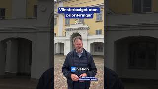 Vänsterstyrets budget för Göteborg 2025 saknar prioriteringar svpol ekonomi budget [upl. by Nywled969]