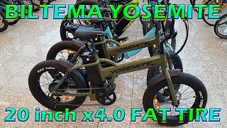 Biltema Fatbike Yosemite 20 inch fat tire 7speed Ebike a quick look [upl. by Idissak699]