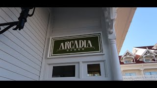 Arcadia Games Tour Disneys Grand Floridian Resort amp Spa 2024 [upl. by Keviv752]