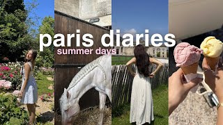 solo in paris diaries  summer days parc montsouris amp day trip to the french countryside 🍓 [upl. by Purity]