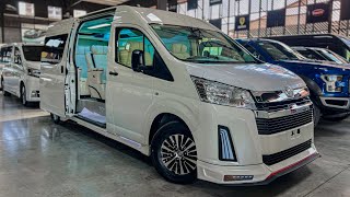 Toyota Hiace 2024 VIP Luxury Class VAN  Exterior and Interior Details [upl. by Thurber]