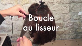 Réaliser des boucles avec un lisseur [upl. by Crawley]