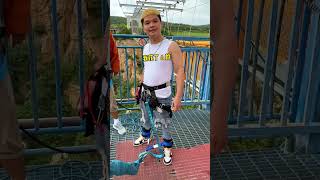 Bungee Jumping With Rope In Beautiful PlaceAsmr Bungee Jumping shorts [upl. by Wat]