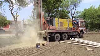 Incredible borewell drilling machine borewell agrilife modernagriculture machinery technology [upl. by Kaslik]