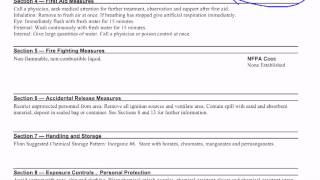 How To Read a MSDS [upl. by Ecirtael]