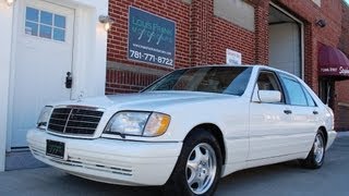 1997 MercedesBenz S500  WalkAround Presentation at Louis Frank Motorcars by Louis Marinello HD [upl. by Nedrud610]