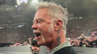 Metallica James Hetfield Entrance  Whiplash Live 4K Minneapolis Minnesota  August 18 2024 [upl. by Teplitz]