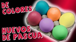 Como Pintar Huevos de Pascua How to Easter Eggs Hacer Huevos de Pascua Pintura Facil Para Ti [upl. by Htebasyle]