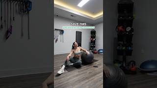 Stability ball AB WORKOUT abs core absworkout abworkout abschallenge sixpack coreworkout [upl. by Odlanor]