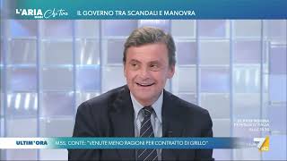 Conte non rinnova il contratto a Beppe Grillo Carlo Calenda quotMi pare uno dei pochi casi in [upl. by Eadnus]