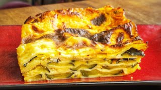 LASAGNES AUX COURGETTES RÔTIES  recettevégétarienne [upl. by Favianus]