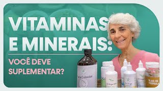 Vitaminas e minerais mantenha sua mente saudável prevenindo o Alzheimer [upl. by Linetta]