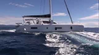 Addiction Outremer 5X Catamaran Motor 2012 [upl. by Nnyled]