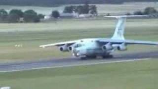 Russian IL76 attempts to crash during takeoff [upl. by Emmons]