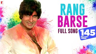 Rang Barse Song  Holi Song  Silsila  Amitabh Bachchan Rekha Sanjeev Jaya  रंग बरसे  होली गीत [upl. by Anawot]