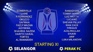 LINE UP SELANGOR FC vs PERAK FC  LIVE PERAK FC vs SELANGOR FC  LIVE SELANGOR  LIVE PERAK FC [upl. by Hessney592]