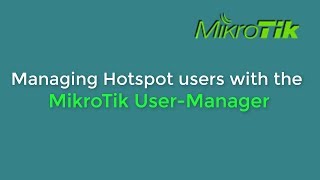 MIKROTIK USER MANAGER  Bandwidth Control [upl. by Yehs934]