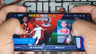 NOVO FIFA 16 MOD EA SPORTS FC 25 OFFLINE COM GRÁFICOS E CÂMERA DE PS5 [upl. by Changaris923]