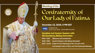 2024 November Meeting of the Confraternity of Our Lady of Fatima [upl. by Kcuhc]