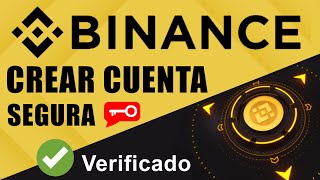 Como Crear una cuenta en BINANCE 2024✔️ Verificar cuenta  Paso a paso [upl. by Ahsemrac]