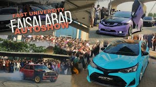 FAST UNIVERSITY FAISALABAD AUTO SHOW 2024 [upl. by Gusta]