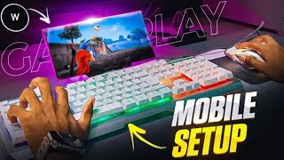 FAST TIME PLAYING IN PC 😄 mobile main keyboard and mouse lagake 🔥🔥 [upl. by Phare]