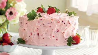 StrawberryLemonade Layer Cake  Southern Living [upl. by Ernesta]