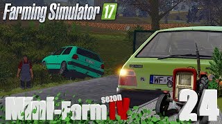 Farming Simulator 17 MiniFarm 24  quotNowy Golfik w rowie quot [upl. by Nodnnarb]