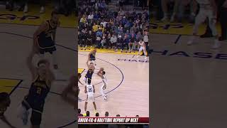 CJ McCollum Step Back Three Vs Warriors nba highlights [upl. by Doralia850]