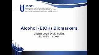 Direct Alcohol Biomarkers  EtG and PEth [upl. by Leilani]