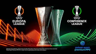 Uefa Europa and Conference League Full Anthem NEW 2425  Polsat Sport Premium PPV [upl. by Anoy]