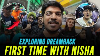 Exploring DreamHack First Time with NISHA  DreamHack Hyderabad 2024 VLOG [upl. by Icram]