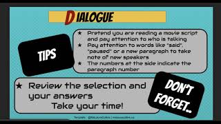 Dialogue OSSLT Tips [upl. by Adli446]