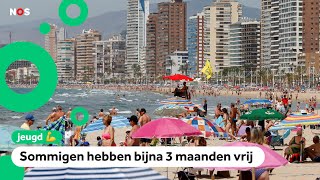 Kindervraag Welk land heeft het langst zomervakantie [upl. by Hsirk]