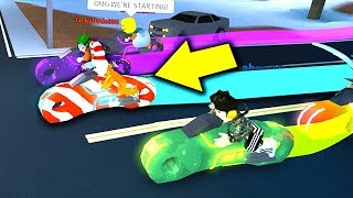 1M VOLT BIKE RACE IN JAILBREAK [upl. by Maximo471]